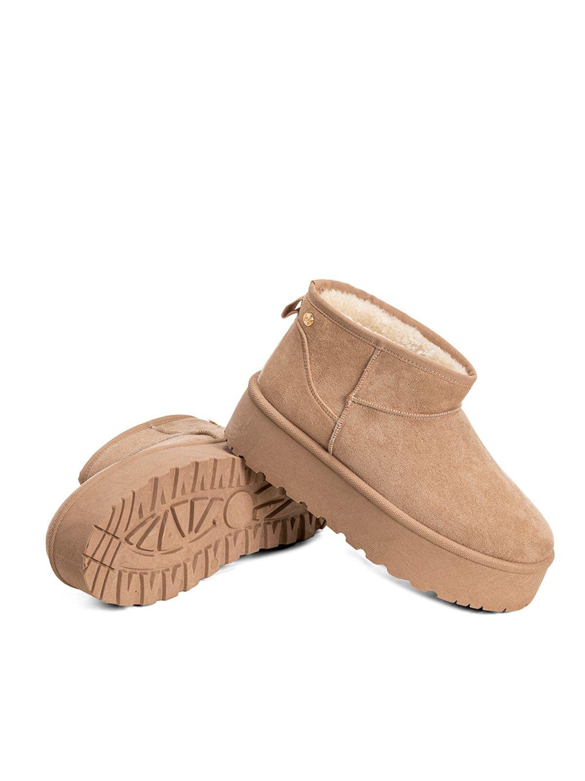 Botin Caqui Casual Mujer Weide LT123-4