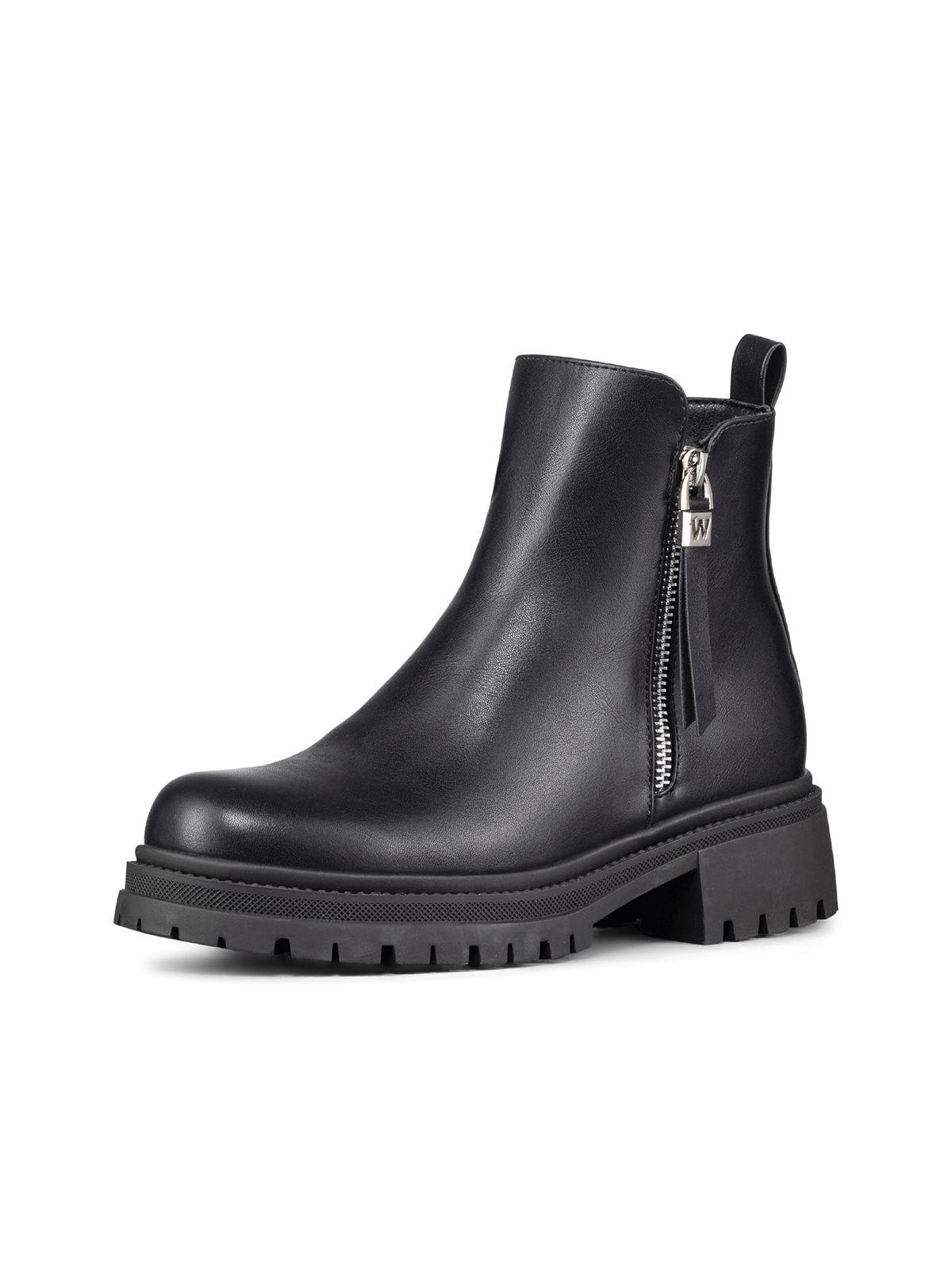 Botin Casual Mujer Eco Cuero Plataforma Vintage Weide ZS67-0