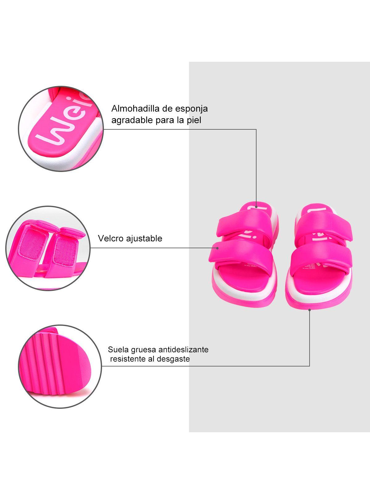 Sandalia Plataforma Durazno Casual GH99 Weide-5