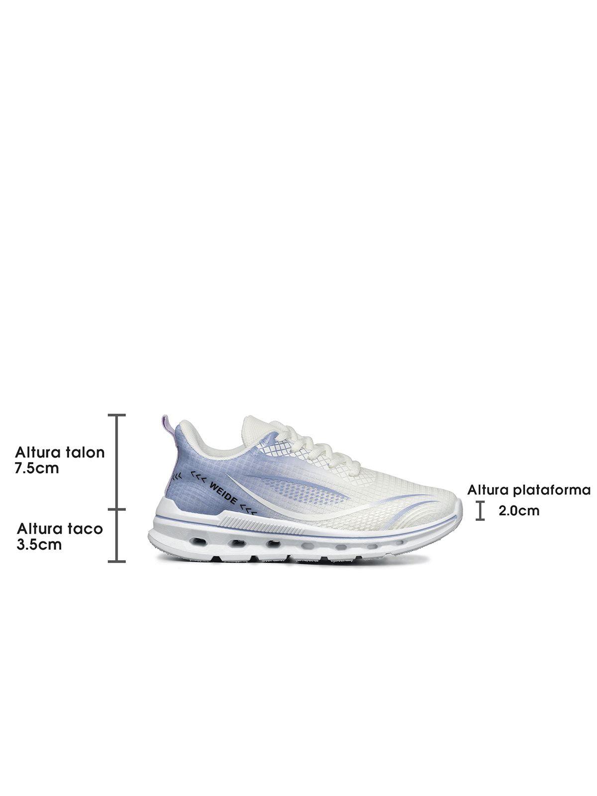 Zapatilla Casual Plataforma Transpirable Mujer Weide TFA311-3