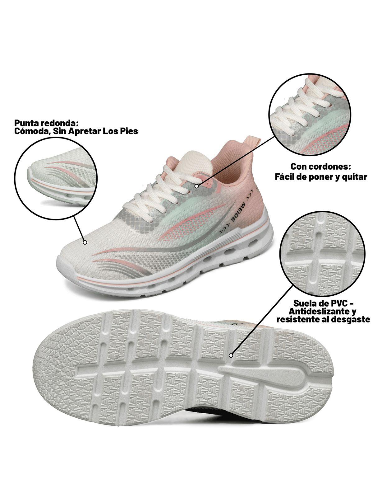 Zapatilla Casual Plataforma Transpirable Mujer Weide TFA311-7