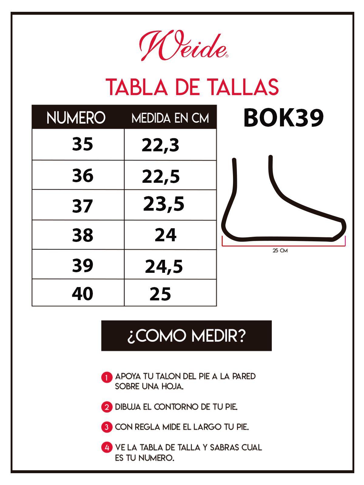 Zapatilla Amarilis Marron Weide-6
