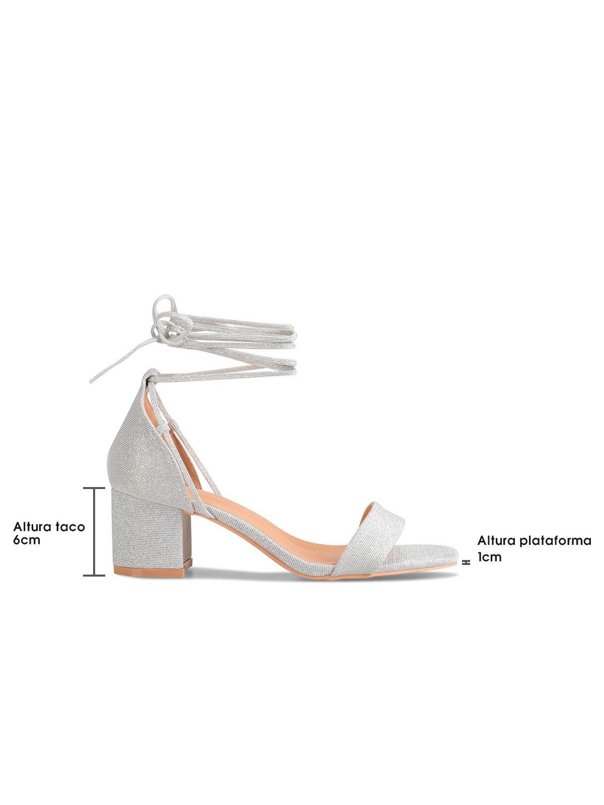 Sandalias Fiesta Alba Plateado Weide-6