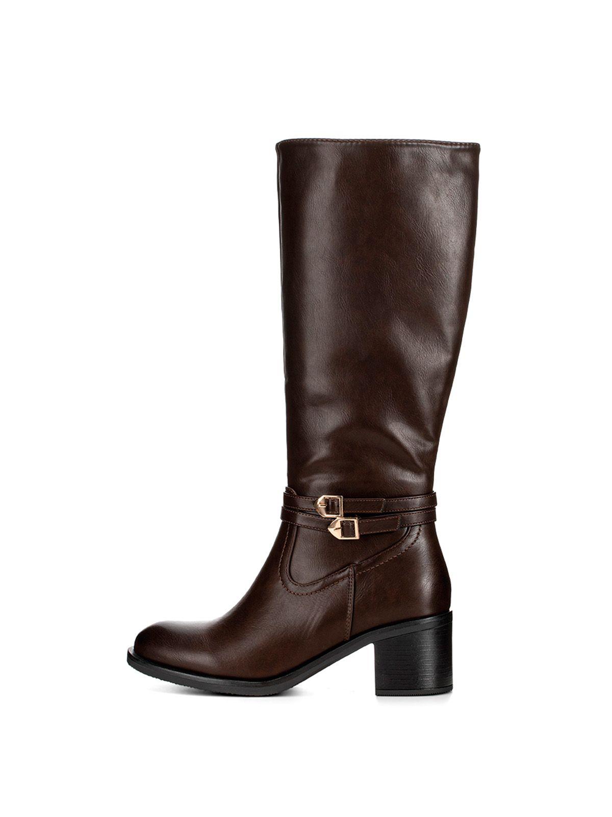 Bota Marron Casual Mujer Weide CZY582-3