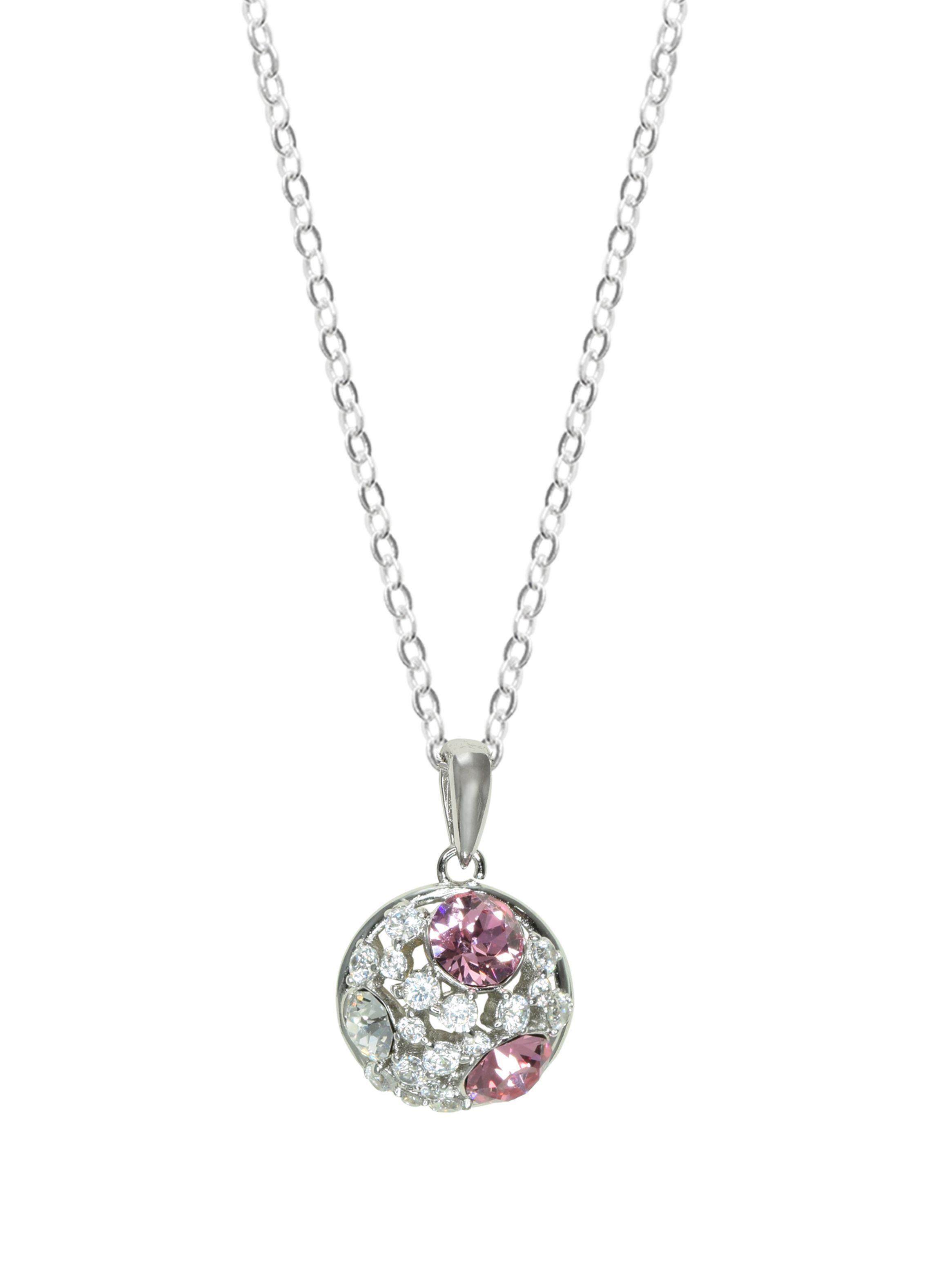 Collar semi esfera con cristal Swarovski-0