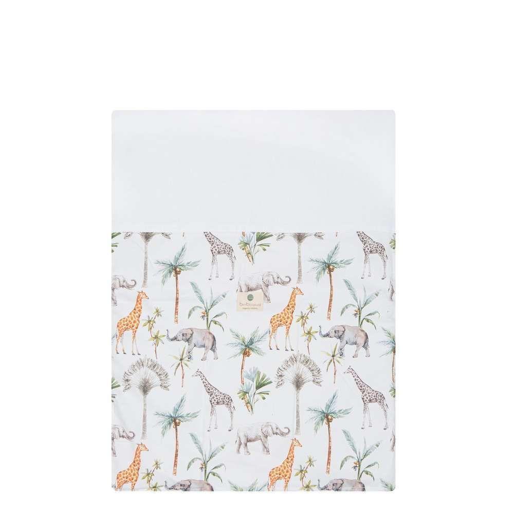 FUNDA NORDICA + RELLENO MINICUNA - SERENGUETI BLANCO África-0