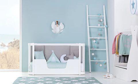 CREA DUE cuna cama 4 en 1 Blanco 70x140 -2