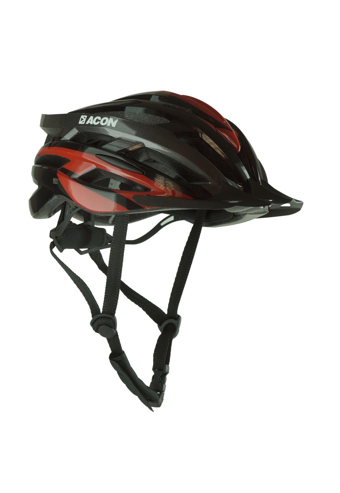 Casco Bicicleta Alpine Four Rojo Negro Talla L (54 -61 cm)-0