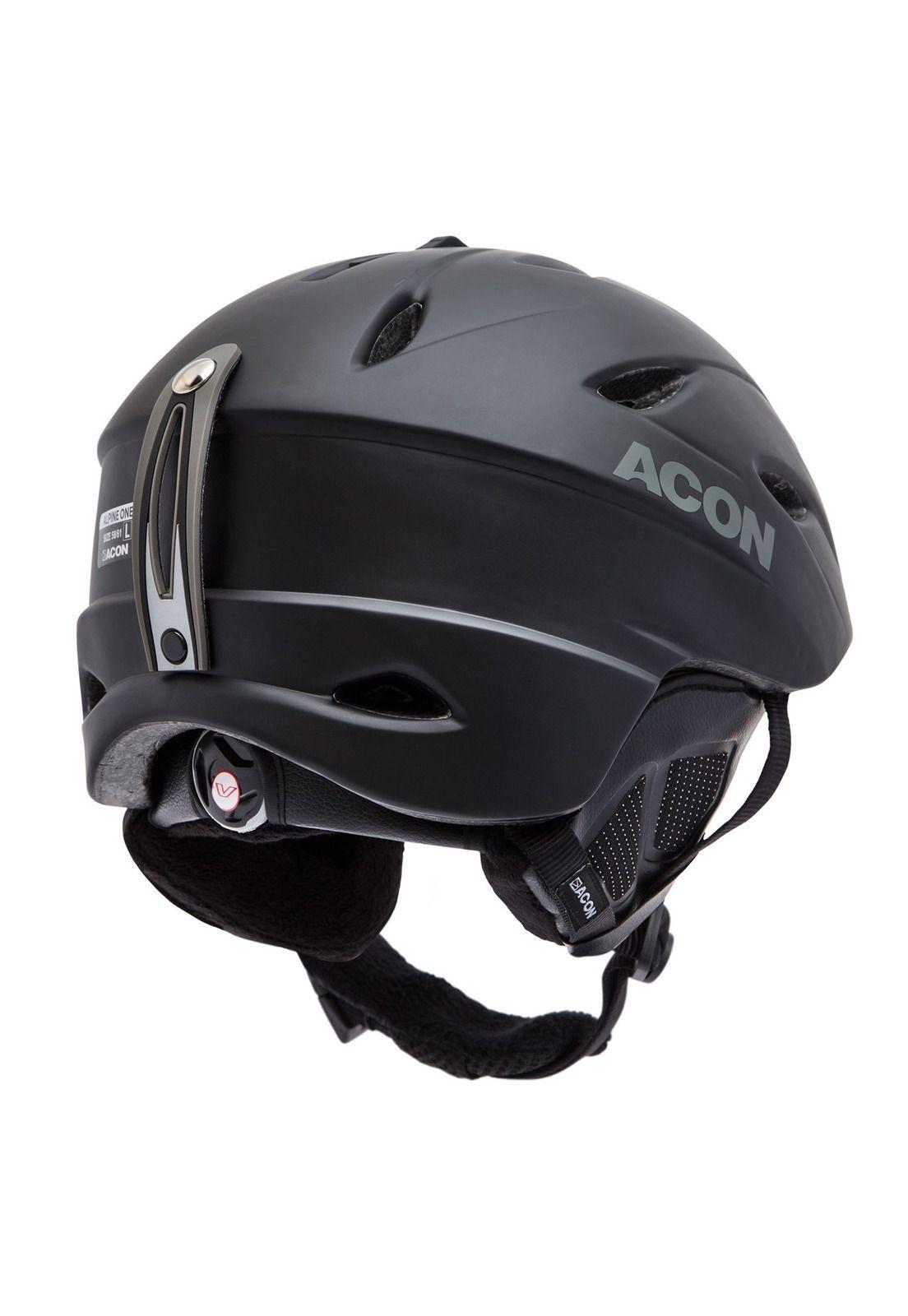 Casco Nieve Alpine One Negro Acon-2