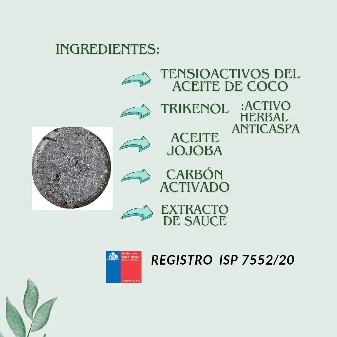 Shampoo Control Cabello Graso Limpieza Profunda Detox Barra-2
