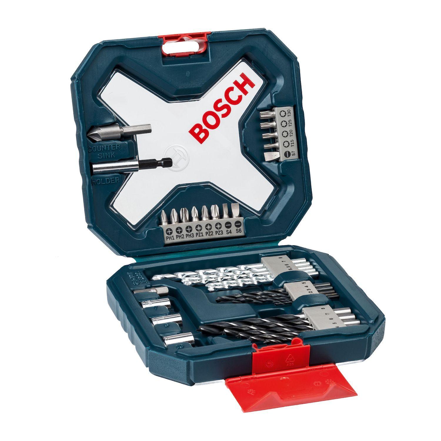 Taladro Percutor Bosch GSB 183 LI 18V Bater a Cargador Set 34 Accesorios-5