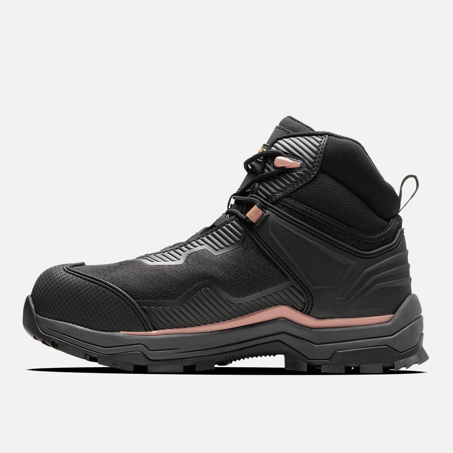 ZAPATO SEGURIDAD LIPPI PRO WORK MUJER STRATOS MID PALO ROSA-2