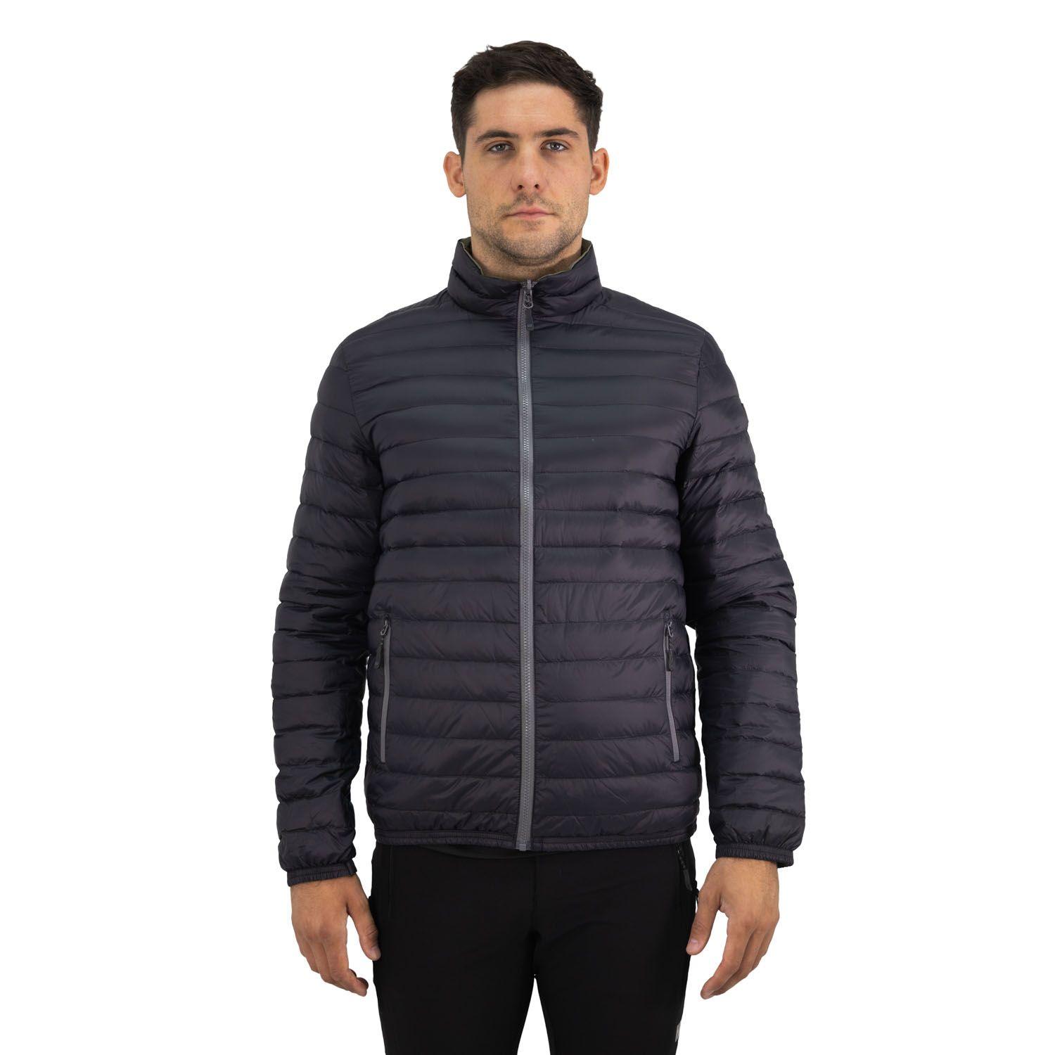 Parka Pluma Hw Goose Reversible Negro/Verde Oliva-0