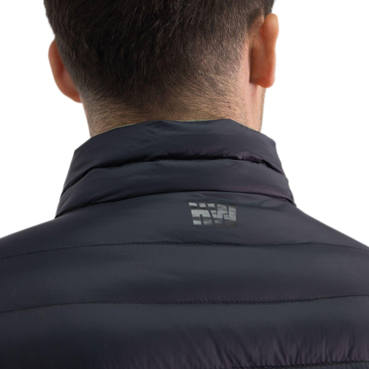 Parka Pluma Hw Goose Reversible Negro/Verde Oliva-4
