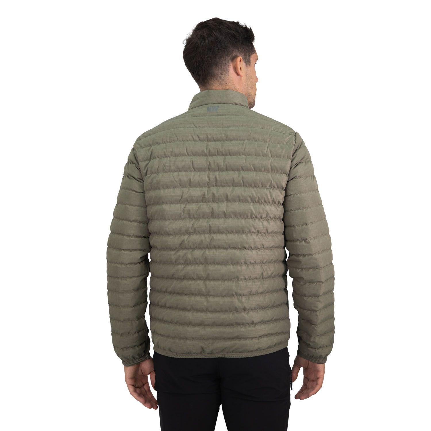 Parka Pluma Hw Goose Reversible Negro/Verde Oliva-6