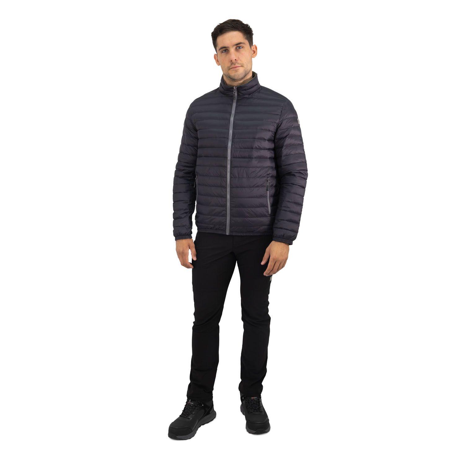 Parka Pluma Hw Goose Reversible Negro/Verde Oliva-9