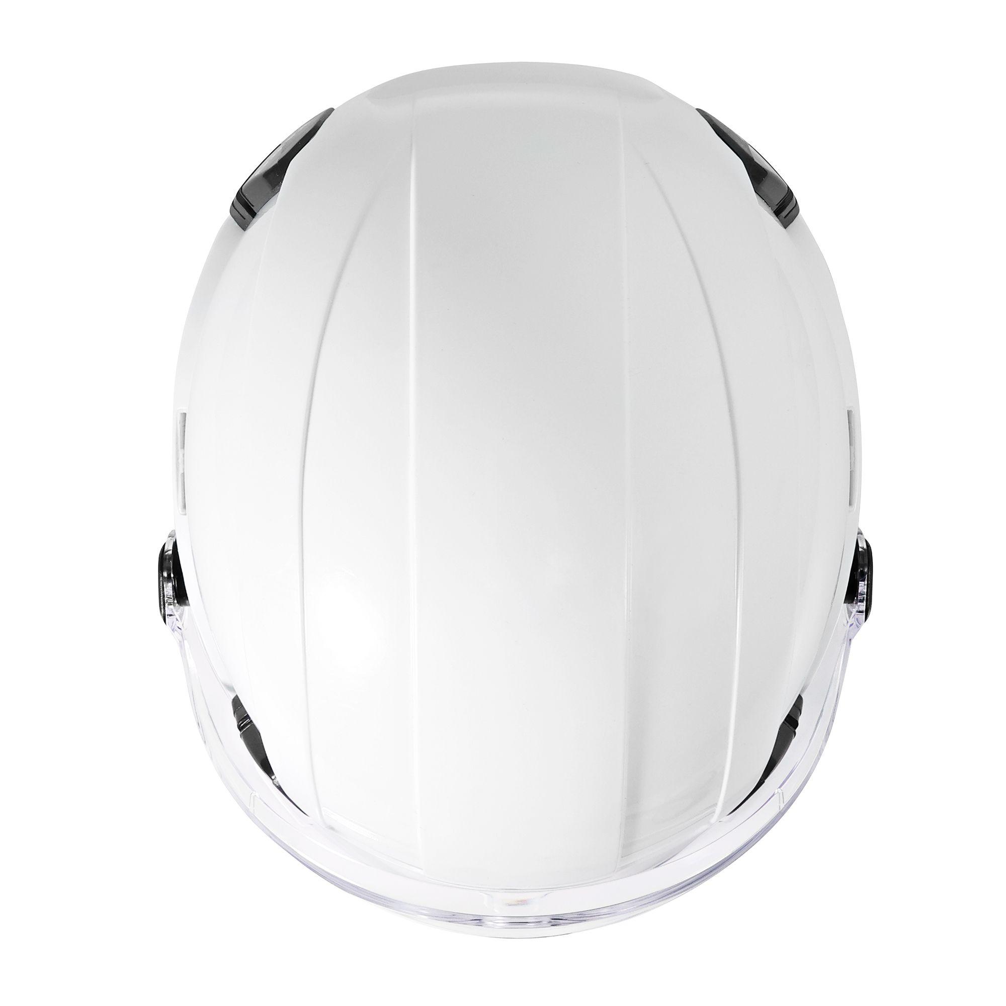 CASCO YAKO STEELPRO BLANCO CON VISERA ISP-5