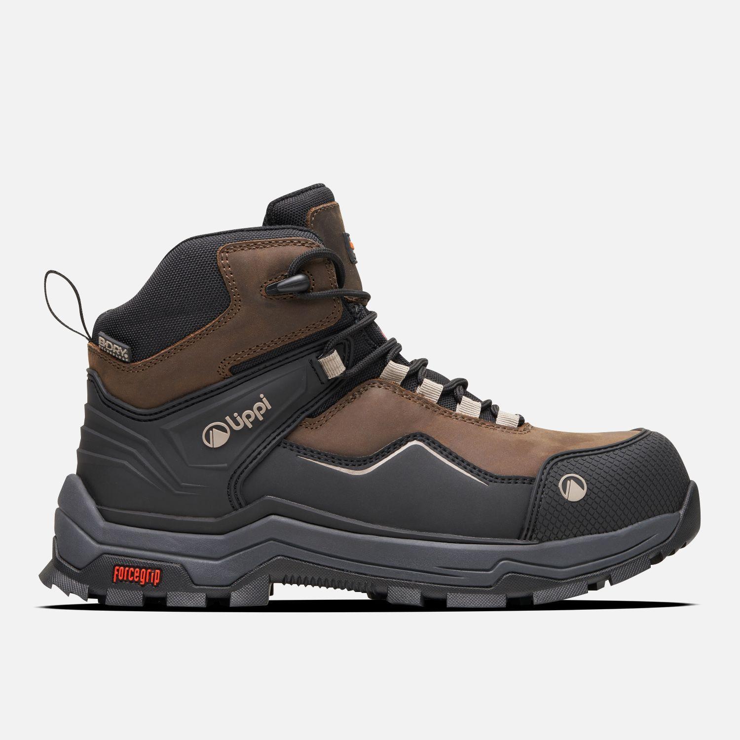 ZAPATO SEGURIDAD LIPPI PRO WORK HOMBRE ATMOS MID CAFÉ OSCURO-0