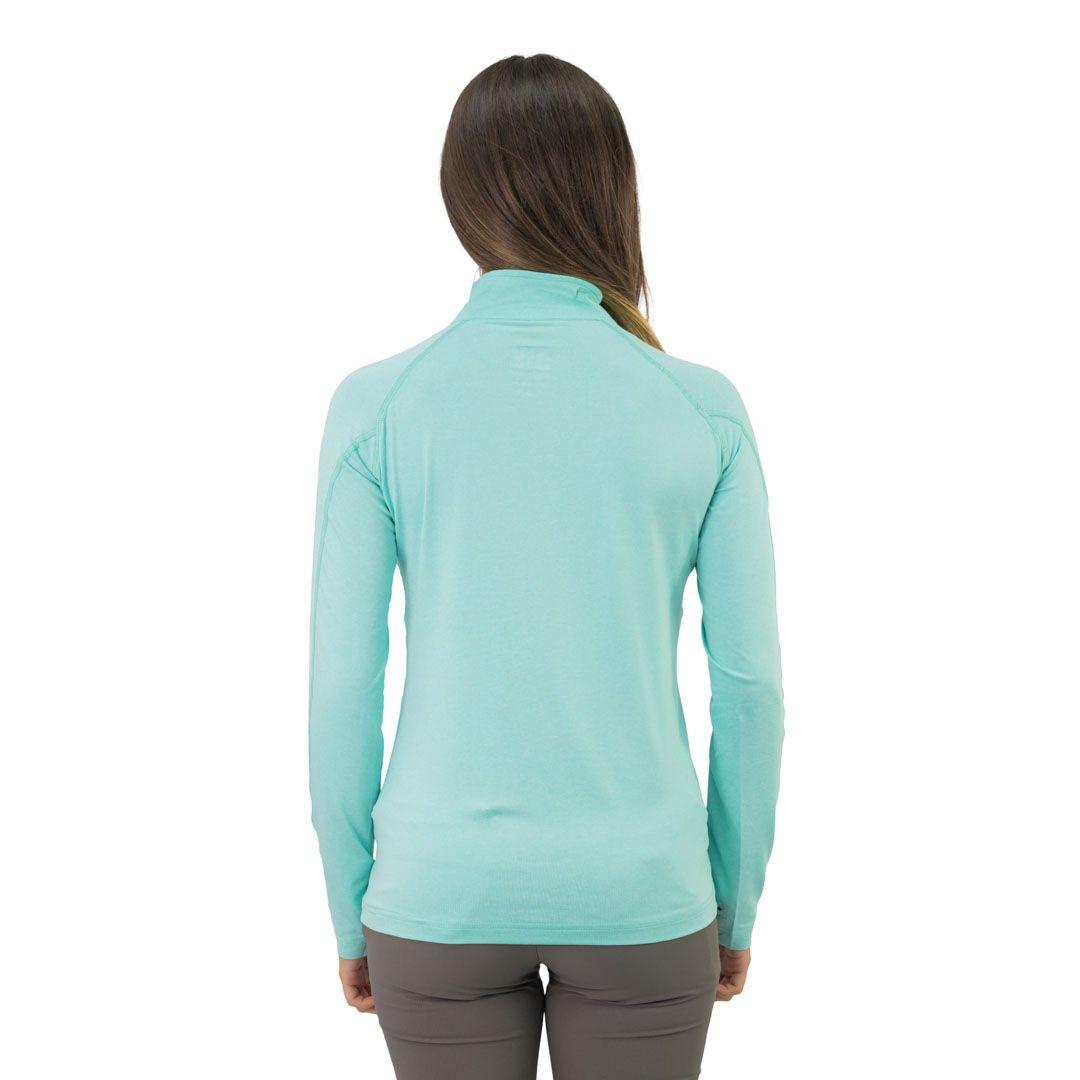 Polera Dry Fit HW SPX Manga Larga Mujer Aqua-3
