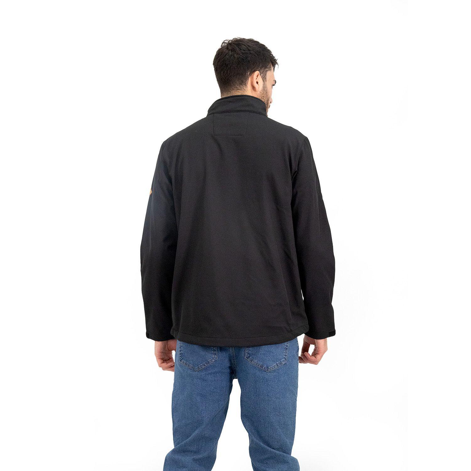 Softshell Quebec Lobo Negro Hombre-2