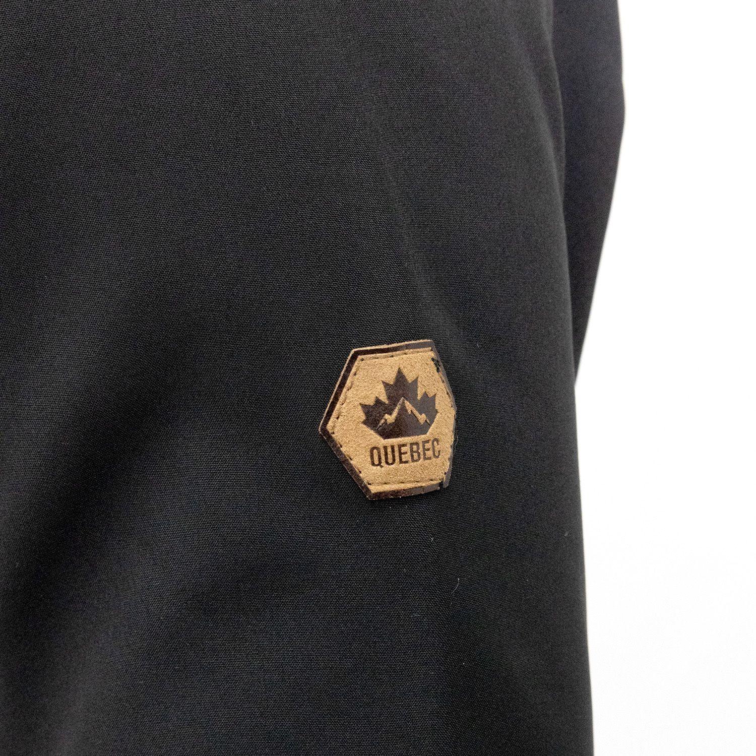 Softshell Quebec Lobo Negro Hombre-5