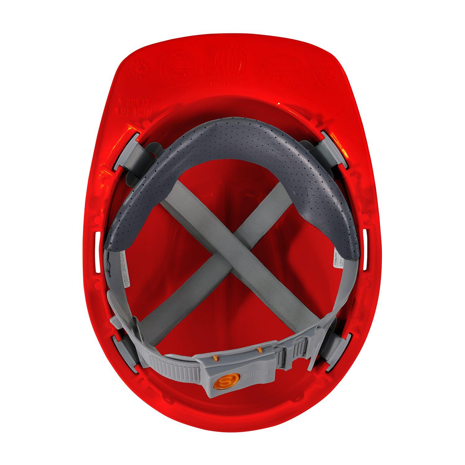Casco Monster Top 33 Rojo Steelpro-3