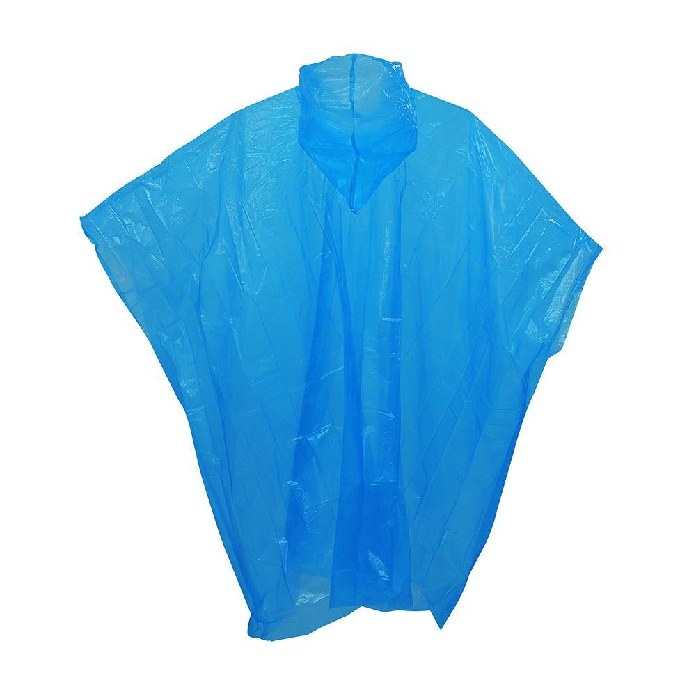 Poncho de emergencia biodegradable Alaska Azul-2