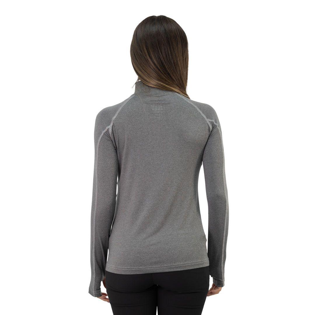 Polera Dry Fit HW SPX Manga Larga Mujer Carbon Grey-3