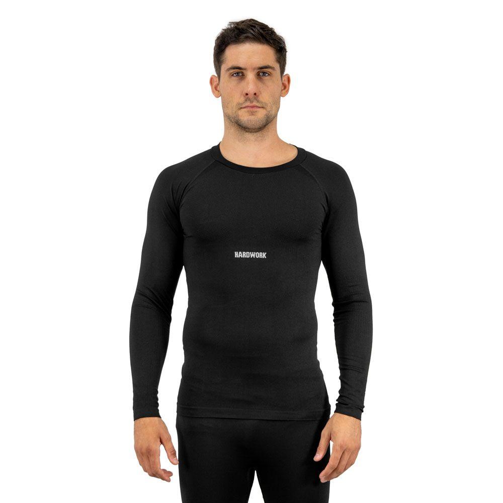 Primera Capa HW Patagonia Spandex Negro Camiseta-0