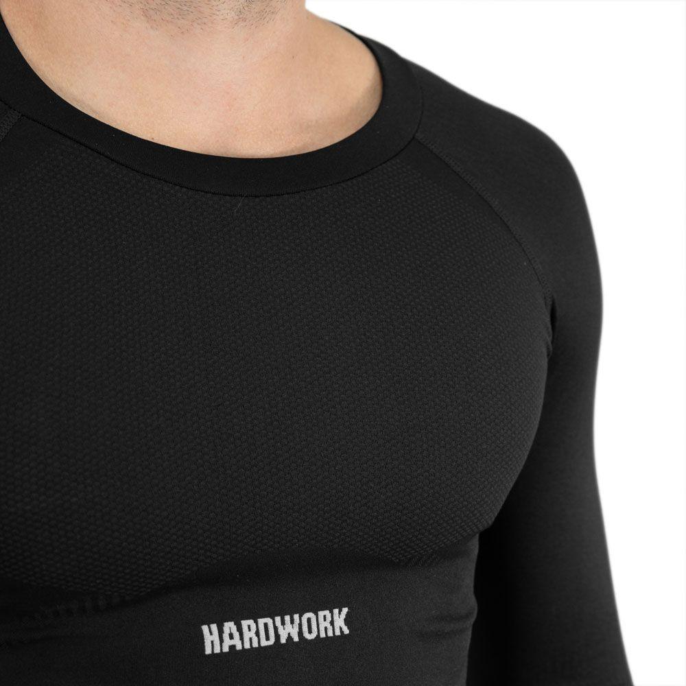 Primera Capa HW Patagonia Spandex Negro Camiseta-4