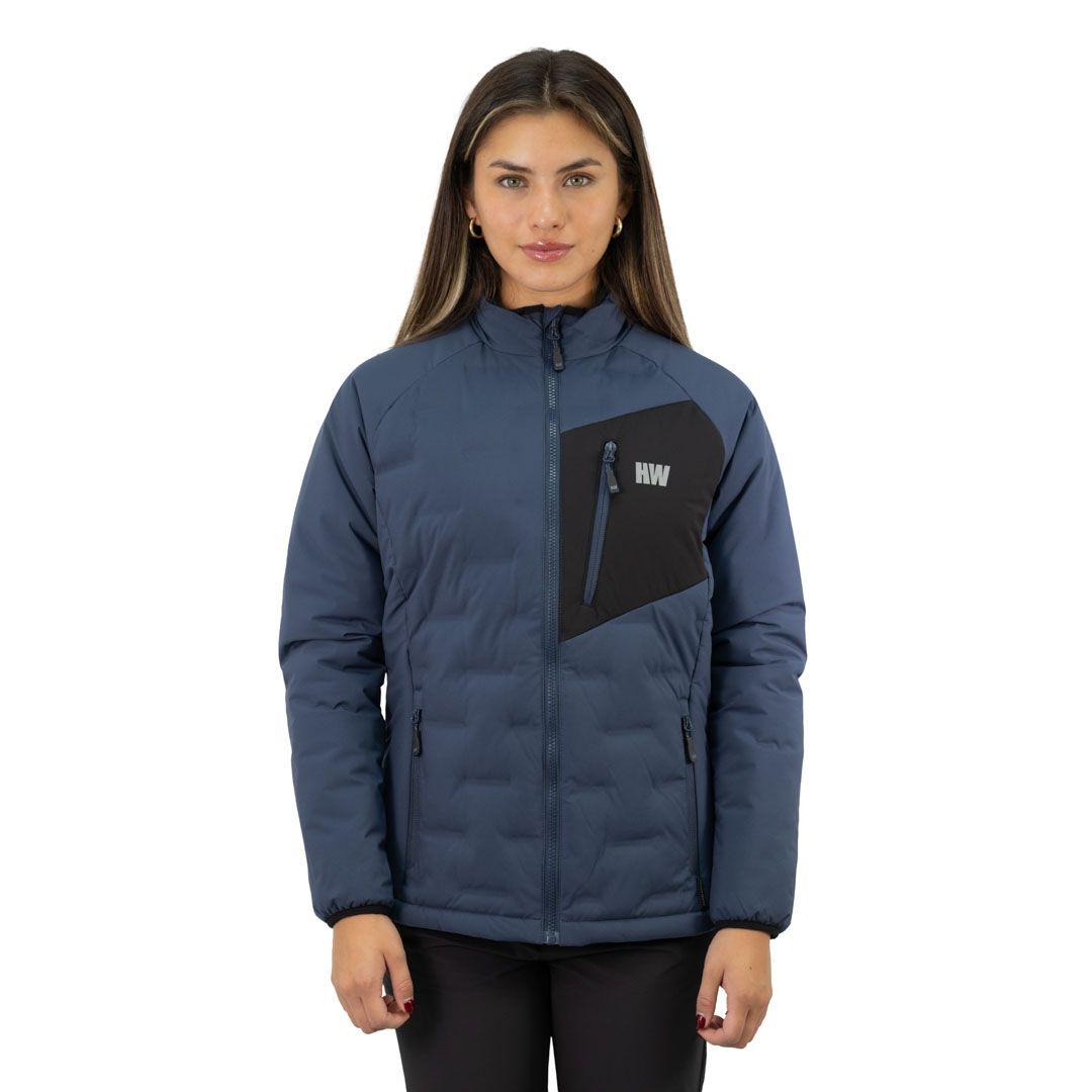 Parka Insulada HW Explorer sin Gorro Mujer Deep Blue-0