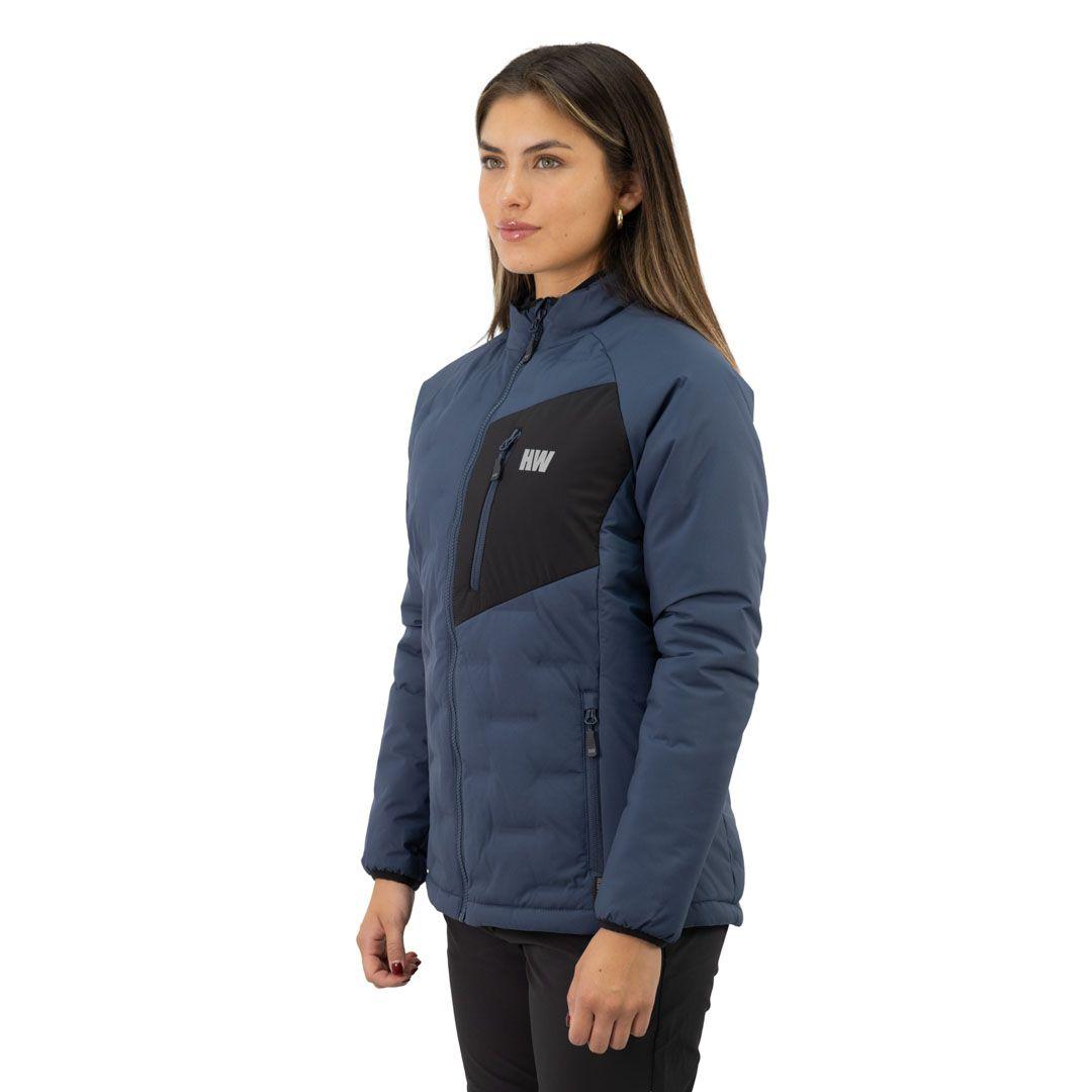 Parka Insulada HW Explorer sin Gorro Mujer Deep Blue-1