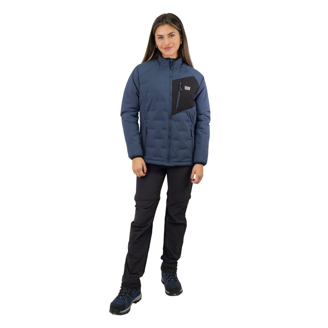 Parka Insulada HW Explorer sin Gorro Mujer Deep Blue-5