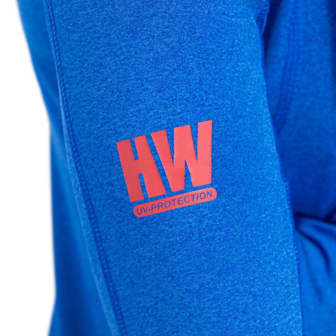 Polera Dry Fit Hw Spx C/ Gorro Manga Larga Mujer Elec Blue-7