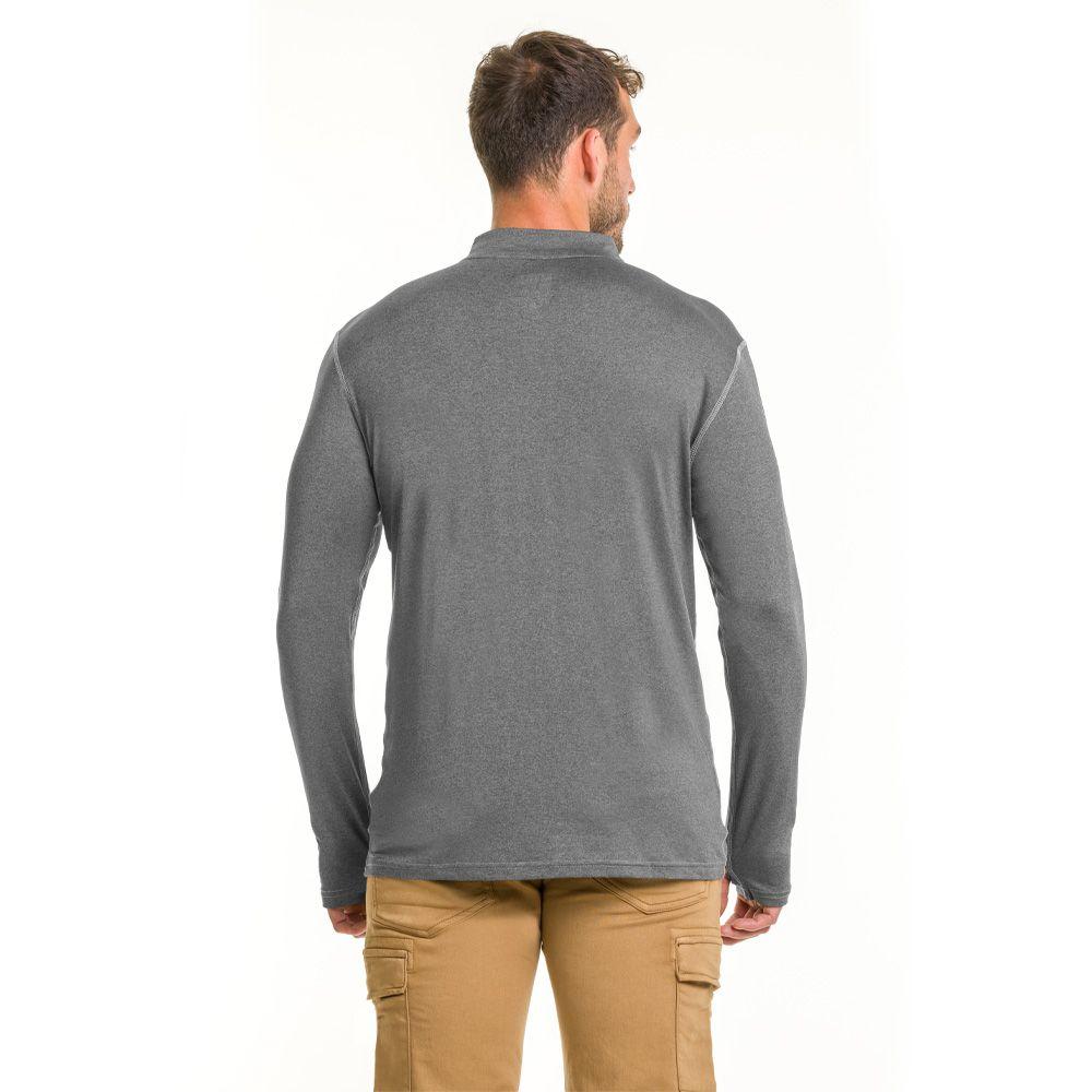 Polera Dry Fit HW SPX Manga Larga Hombre Carbon Grey-1
