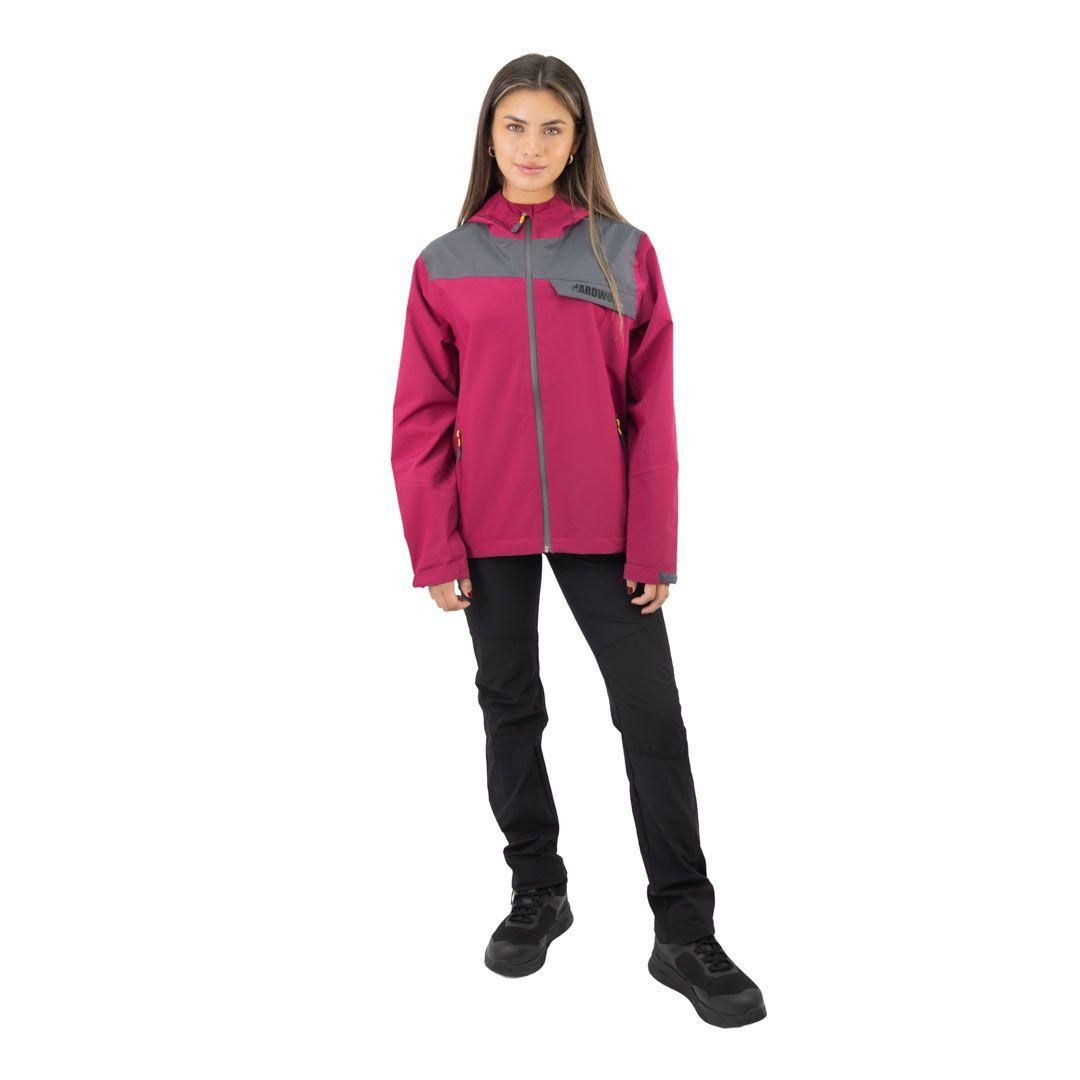 Hardshell Hw Norway Mujer Burdeo-1