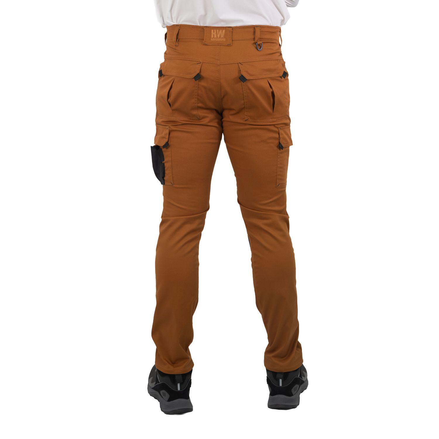 Pantalón Cargo HW Dakota Spandex Camel-3