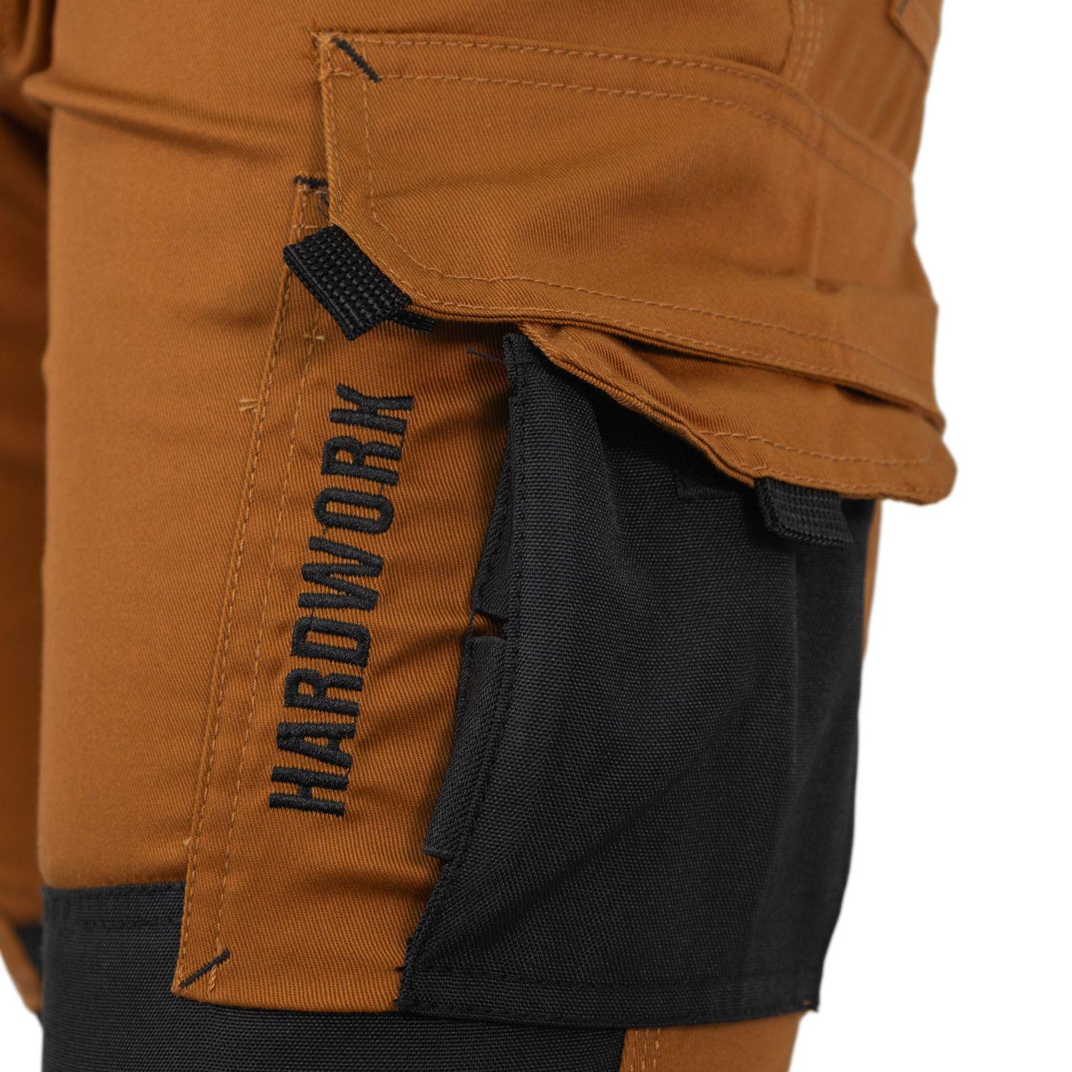 Pantalón Cargo HW Dakota Spandex Camel-5