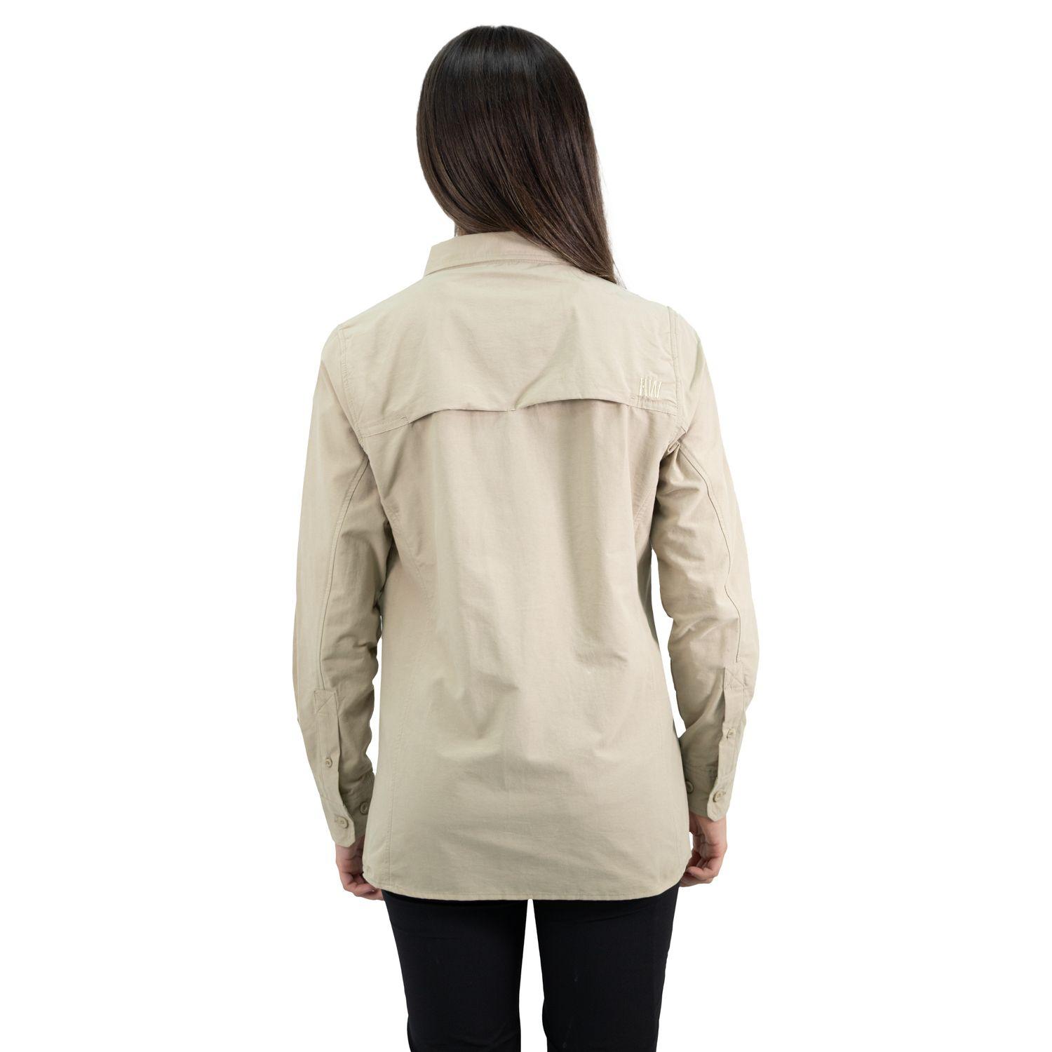 Camisa HW Duck Dry Mujer Beige-3