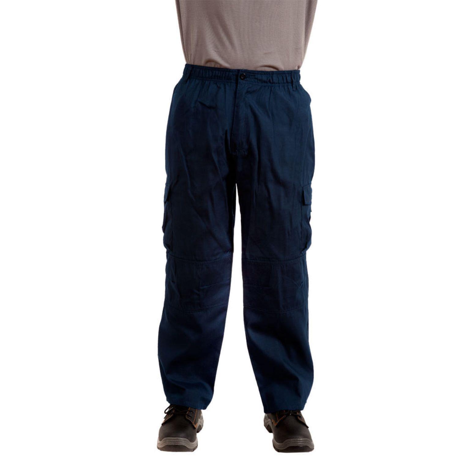 Pantalón Poplin Azul-0