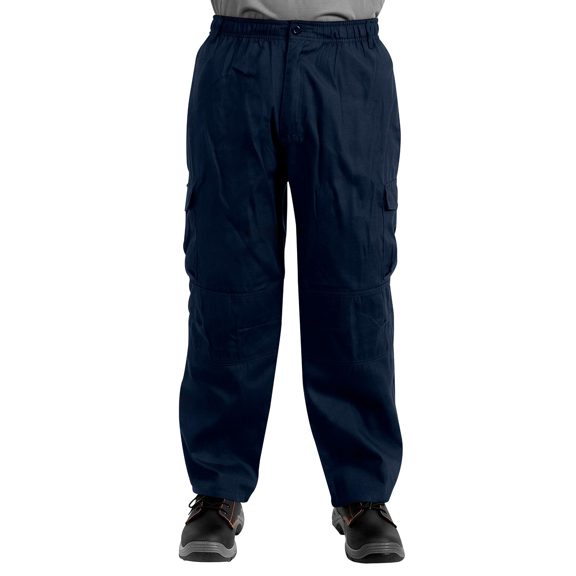Pantalón Poplin Azul-0