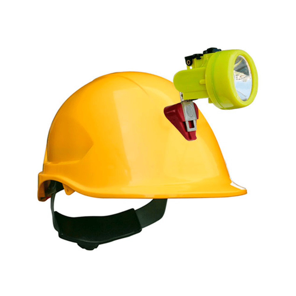 Kit LampMinera Kl 6000 + Casco Abs Mta Amarillo Portalampara-0