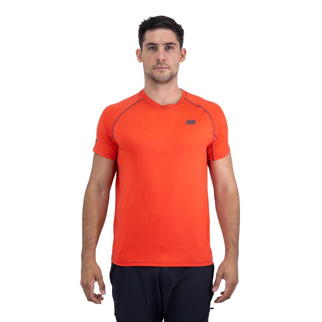 Polera Dry Fit Hw Spx Manga Corta Hombre Orange-0