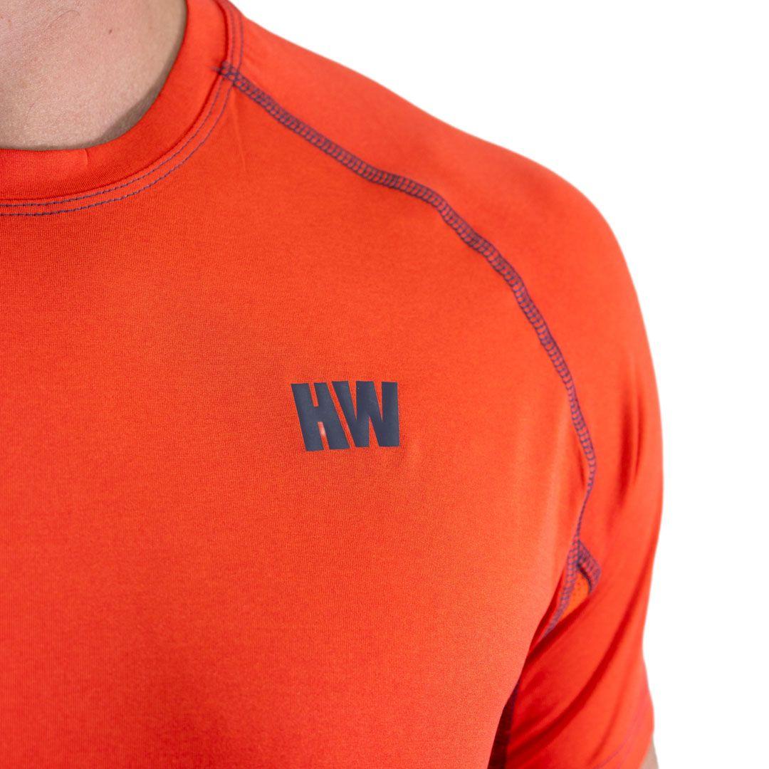 Polera Dry Fit Hw Spx Manga Corta Hombre Orange-2
