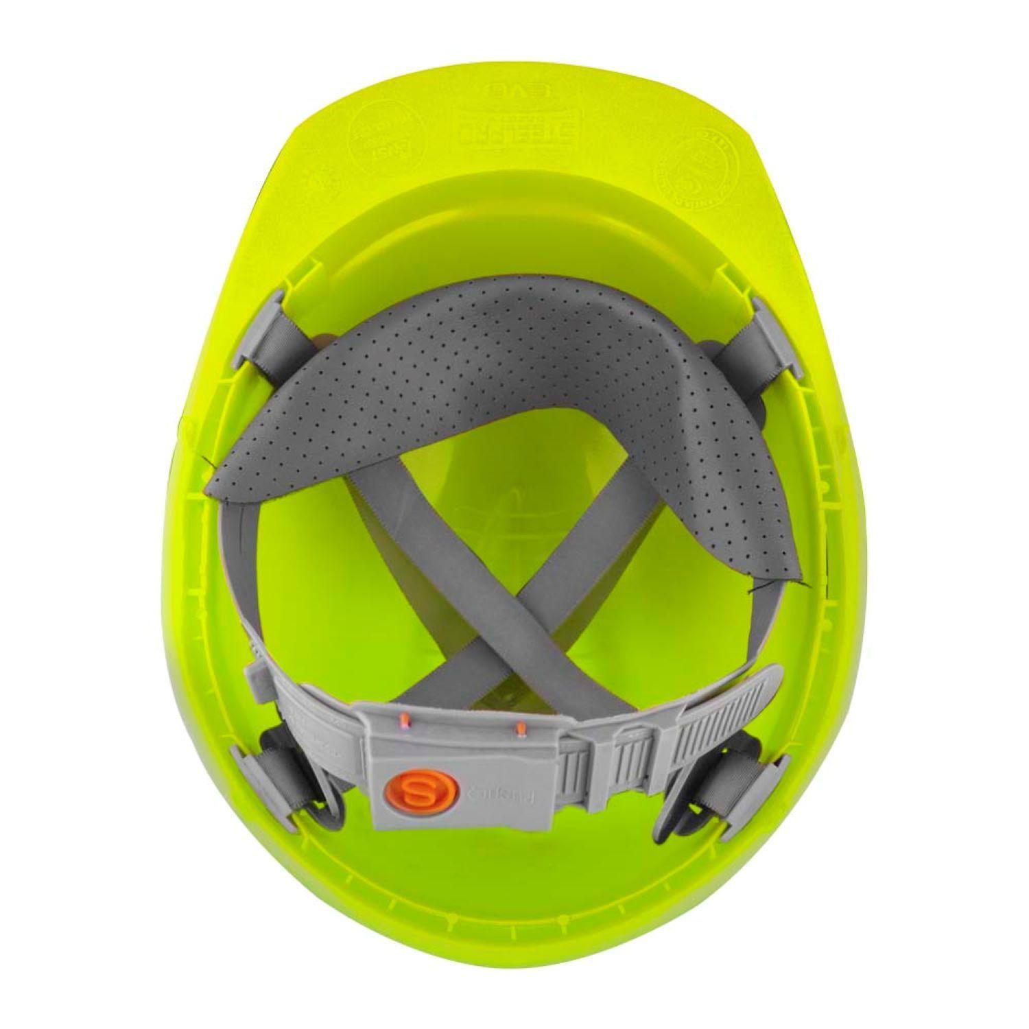 Casco Evo con Top 33 Fluor Verde-3