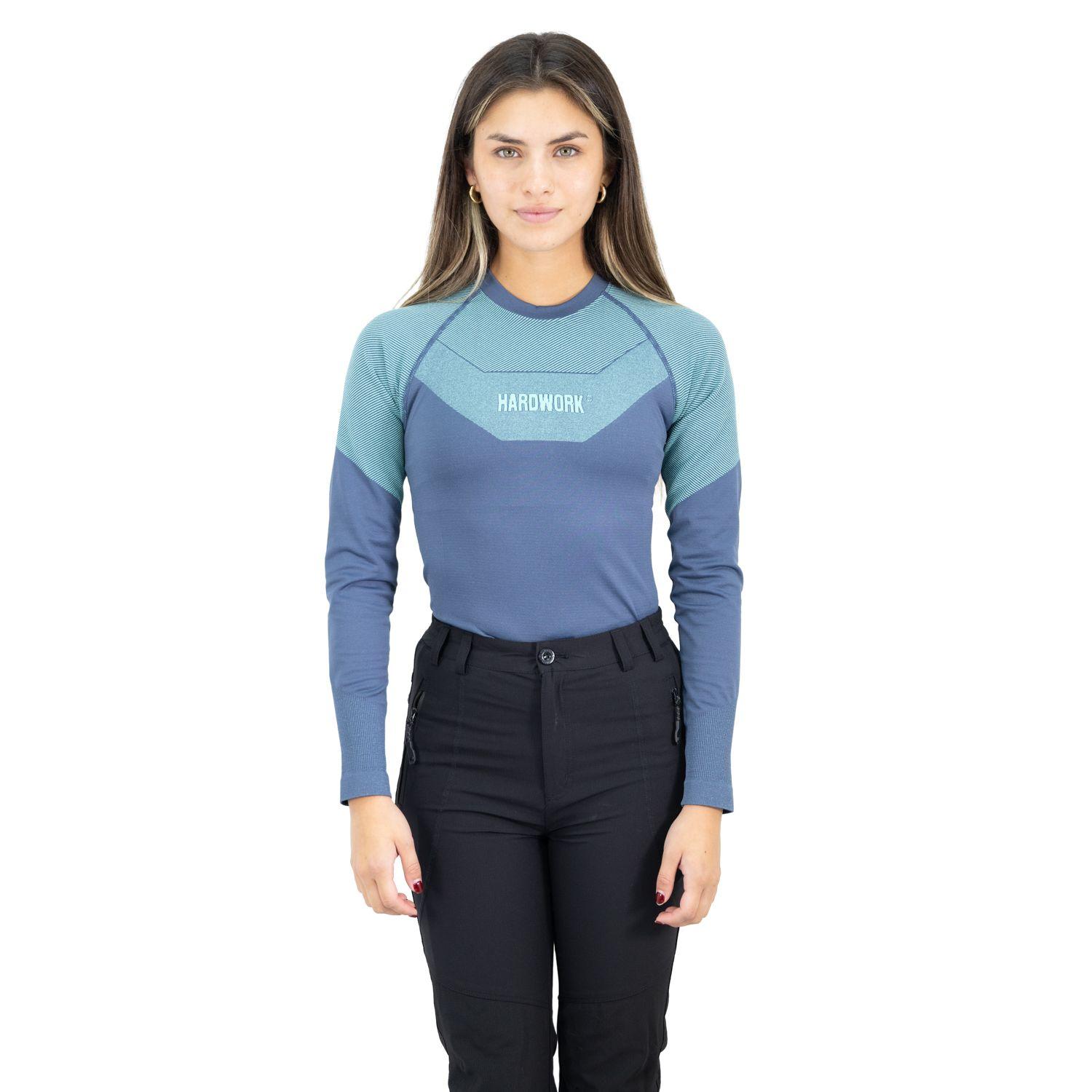 Camiseta Primera Capa HW Ecopper Mujer Blue-0