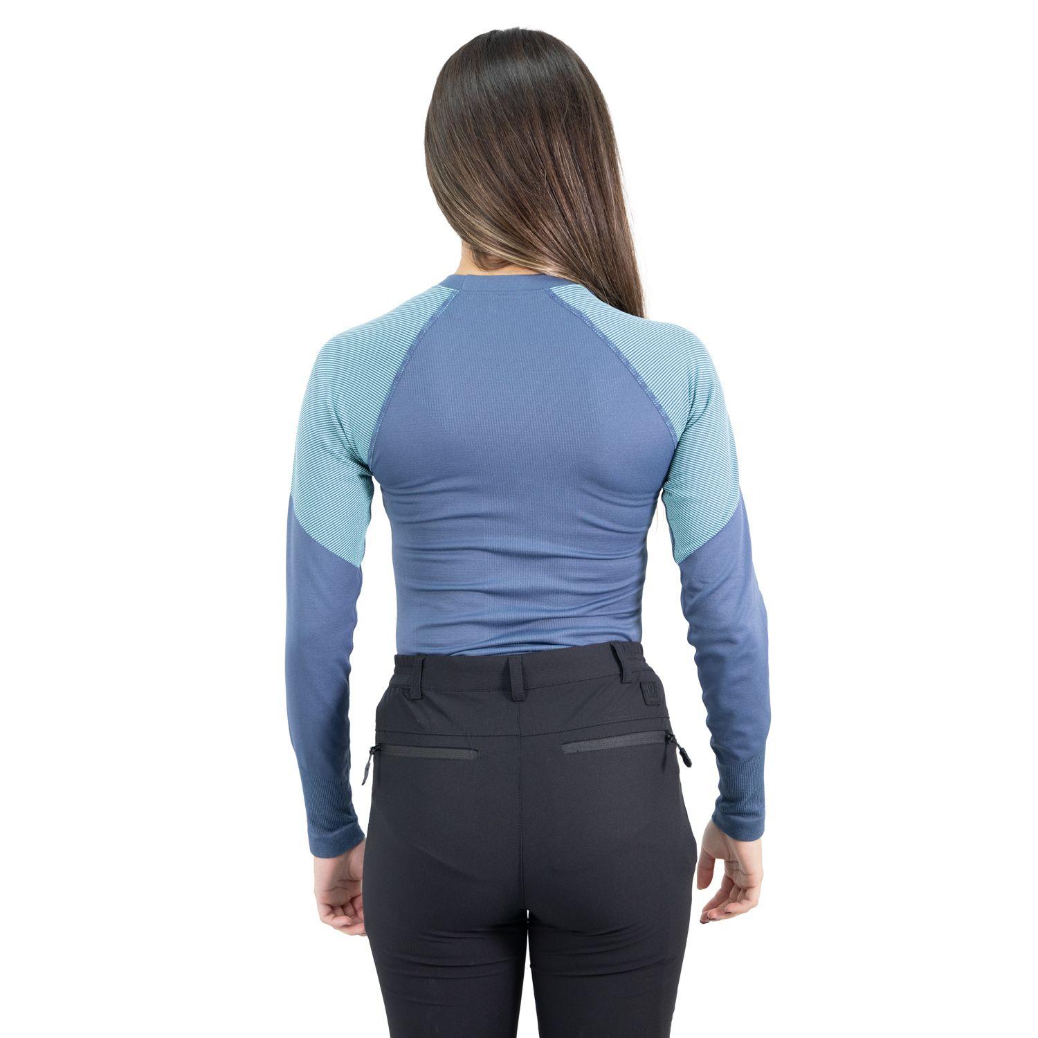 Camiseta Primera Capa HW Ecopper Mujer Blue-3