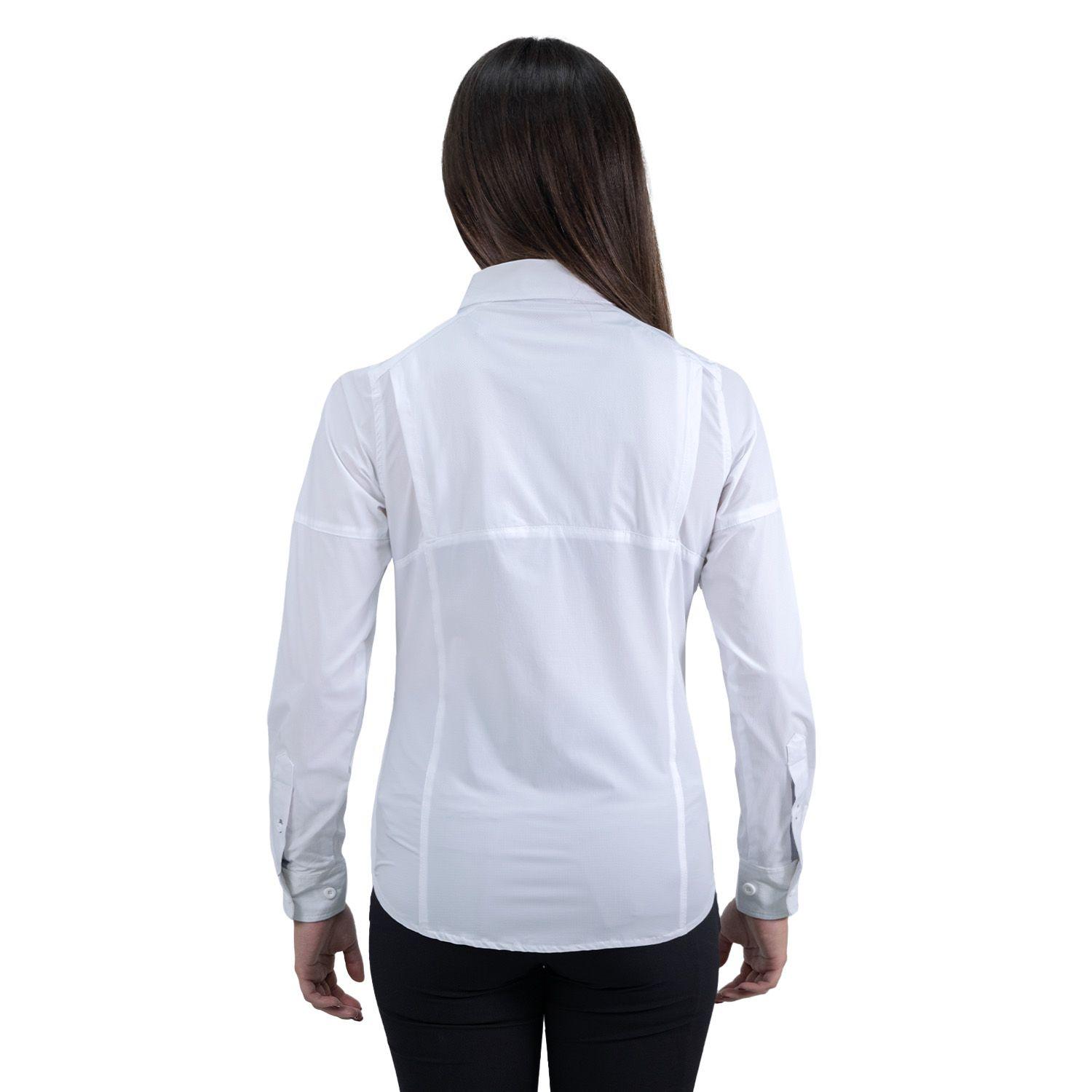 Camisa Hw Antakari Spandex Blanca Mujer-4