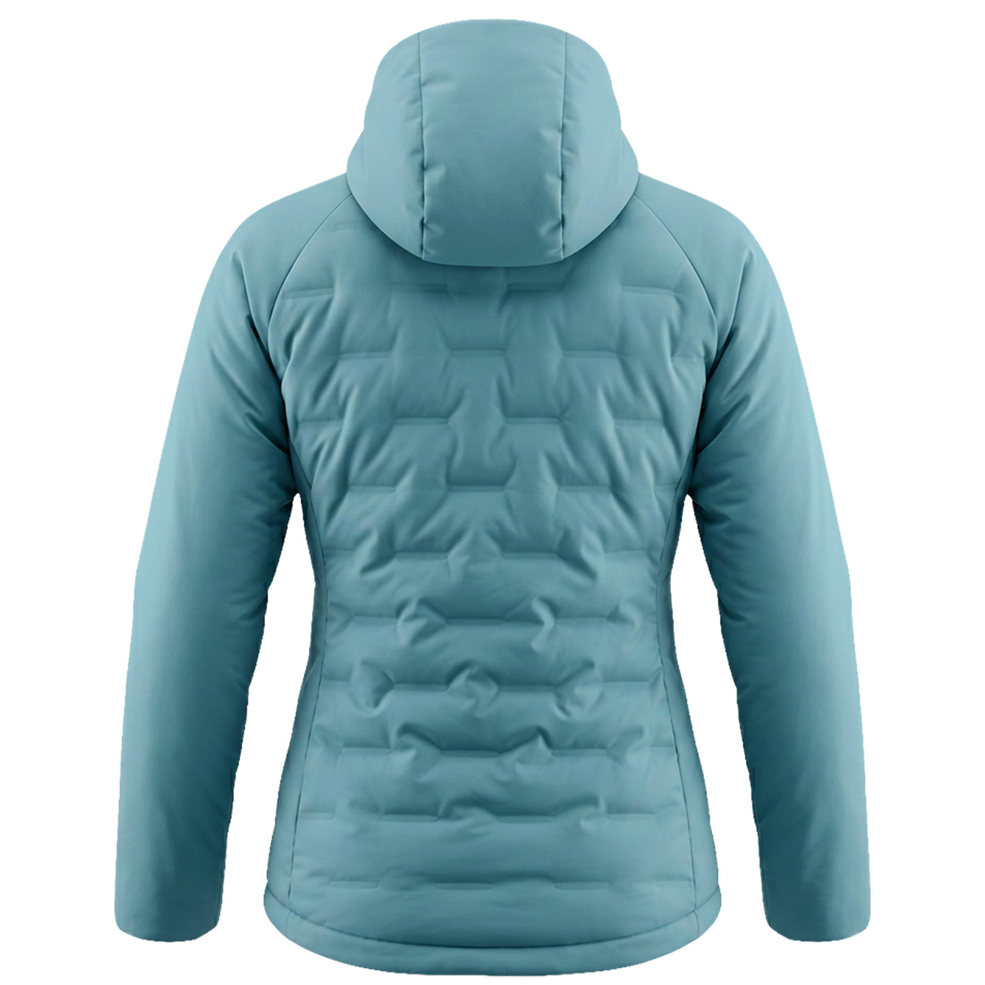 Parka Insulada HW Explorer Mujer Aqua-1