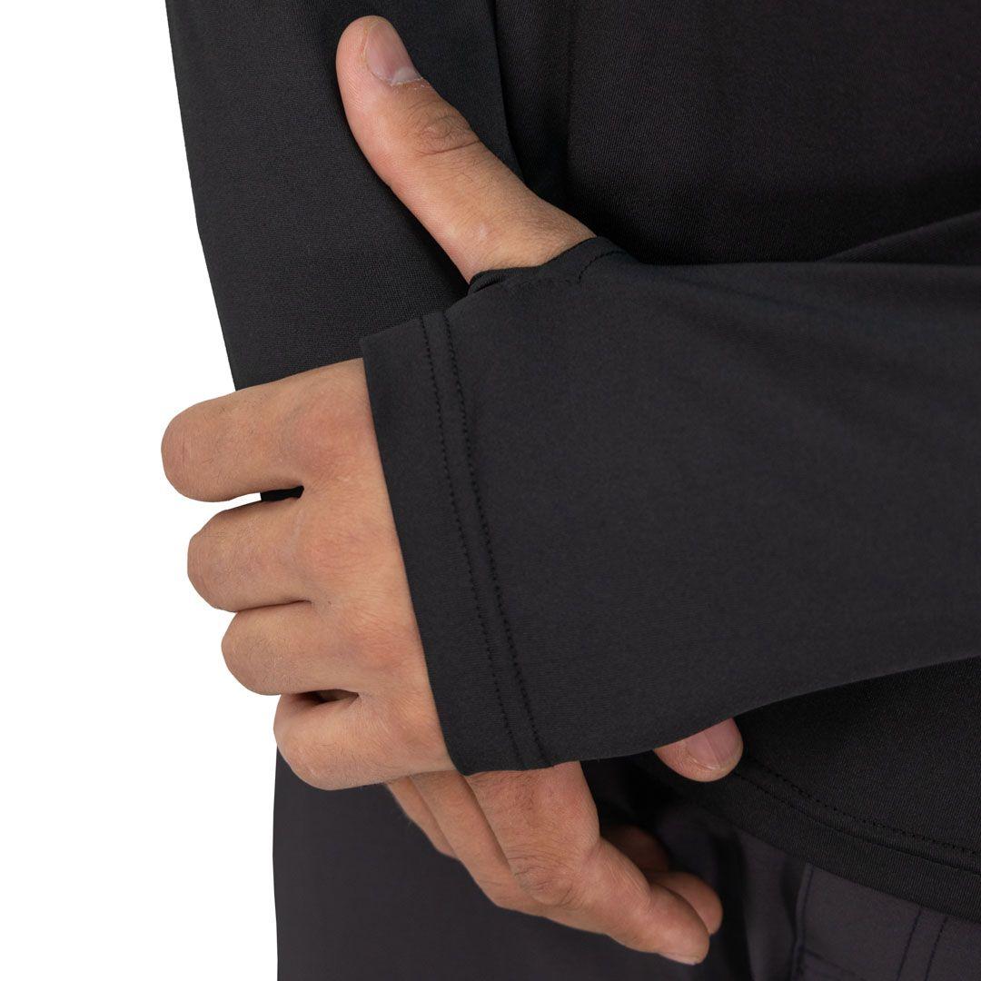 Polera Dry Fit HW SPX Manga Larga Hombre Black-6